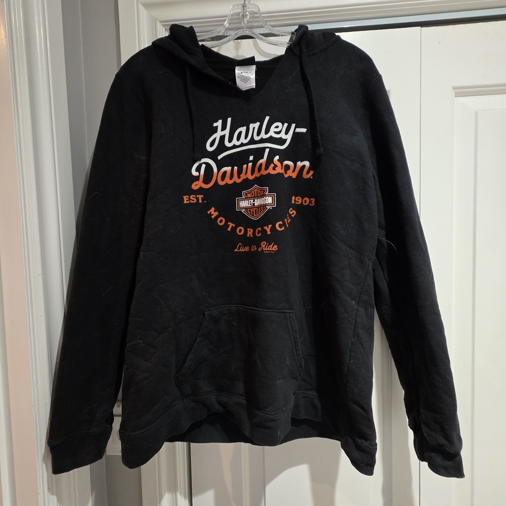 **SOLD**Harley-Davidson Black Hoodie